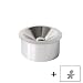 ALESSI アレッシィ BAUHAUS ARCHIV バウハウス アッシュトレイ 灰皿 / ステンレス 90010/I & メダルセット