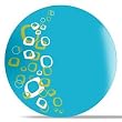 Danesco Melamine Plate - 9�" - Bubbly