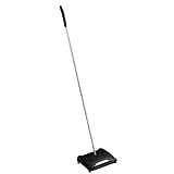 CMC5325 - Huskee Powerrotor Floor Carpet Sweeper, 9-1 2 Sweep Path,BK