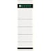 Leitz Ordnerr�ckenschilder 61x191mm selbstklebend grau VE=10 St�ck