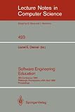 Image of Best Buy 2012 Software Engineering Education: SEI Conference 1990, Pittsburgh, Pennsylvania, USA, April 2-3, 1990. Proceedings (Lecture Notes in Computer Science) 2012 , Springer