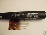Kevin Pucetas San Francisco Giants Kansas City Royals Signed Autograph Bat - Autographed MLB Bats