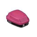 P100 / Mercury Vapor / Chlorine Gas, 3M 6000 Series Cartridges, Pink/Orange (2 Per Package)
