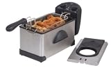Maxi-Matic EDF-3500 Elite Gourmet 3-1/2-Quart Deep Fryer, Stainless