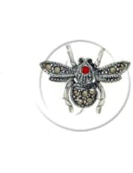Sterling Silver -Pin Marcasite Bee MP002