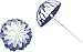 White-gold Half Ball Stud Earrings Jewelry 8mm