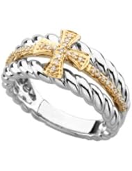 14K White/Yellow Gold 09.25 MM;P;THREE-FOLE MARRIAGE LADIES RING Three-fole Marriage Ladies Ring