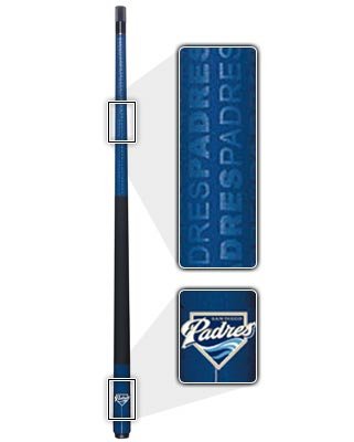 MLB San Diego Padres Team Logo Pool Cue Stick