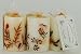 Auroshikha Flower Candles - Jasmine - Cylindrical (1-3/4 In x 2-3/4 In)-(4.6 cm)