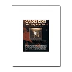 CAROLE KING Living Room Tour 254x202mm Matted Music Print/Mini Poster - White