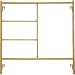 Tools & Hardware : Bil-Jax Scaffolding System - 5ft. x 5ft. Step Frame, Model# 6004-02552