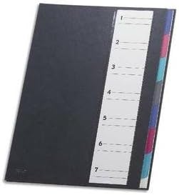 Extendos Mon Dossier (My Folder) Folder with Dividers with 12 Compartments Black