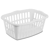 Buy Sterilite 12458012 1.50-Bushel Rectangular Laundry Basket, 12-Pack, White by STERILITE