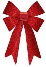 Giant Red Glitter Bow