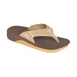 Womens Reef Leather Slap Sandal by 
