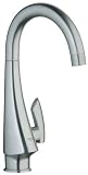 GROHE 30 004 SD0 K4 Single Hole Basin/ Pillar Tap Faucet, Stainless Steel