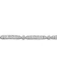 14k White Gold 0.31 Ctw Classic Diamond Tennis Bracelet