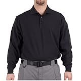 5.11 Tactical 72049-019-S Performance Polo, Long Sleeve, Black, Small