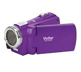 Vivitar DVR 810HD 8.0MP Digital Video Camcorder with Built In Memory - Purple