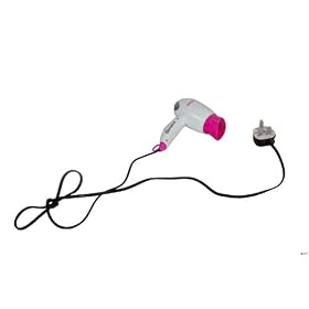 Be-Active Dual Voltage 2-Speed Travel Hair Dryer