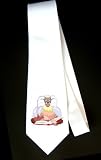 Party Decoration Necktie with cartoons, read, monkey, sage, cartoon, animal