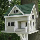Green Roof Bungalow Bird House