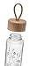 Ello Thrive BPA-Free Glass Water Bottle with Bamboo Lid, 20-Ounce