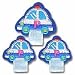名札つけアップリケ パトカー: 名札を通すリボンつき。洋服の穴あきを防ぎます。アイロン接着