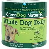 Greendog Naturals ? Whole Dog Daily Powder 150 Grams Natural Honey Oatmeal Flavor, 150 grams Pouch