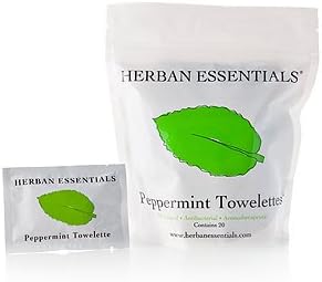 Herban Essentials Peppermint 20 Count Towelettes