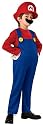 Super Mario Bros Deluxe Mario Costume Child Medium Size 8-10