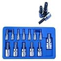 Torx Bits Socket Set, 13 pc Tamper Proof Security Type