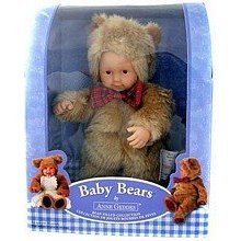 Baby Bears by Anne Geddes Bean Filled Collection plush doll by Anne Geddes