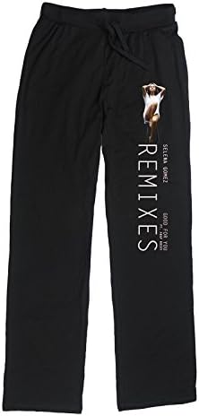 PUS Women's Good For You Selena Gomez Featuring A Ap Rocky Kiss Tell A Year Without Rain When the Sun Goes Down Stars Dance Revival Stars Dance Tour Revival Tour Lounge Pajama Pants M Black