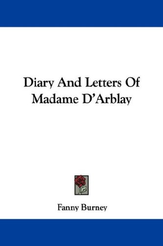 Diary And Letters Of Madame D
