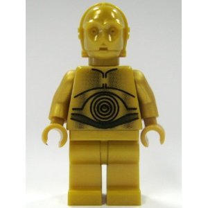 Buy LEGO Star Wars LOOSE Mini Figure C3PO Dark Gold Pearl Best Price.