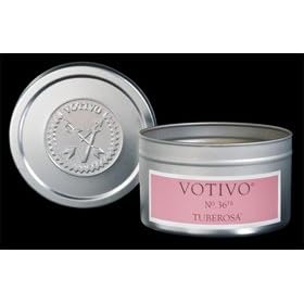 Votivo Aromatic Candle Travel Tin - Tuberosa
