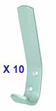 Hat & Coat Hooks SAA Silver (Bulk Pack of 10, equivalent to £0.89 each) (Product Code: 43173 T5060)