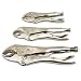 Tools & Hardware : 3 Pcs Locking Plier Curved Jaw Set