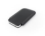 Dismaq qPouch Kunstleder H&uuml;lle f&uuml;r Apple iPhone 4 / 4S schwarz
