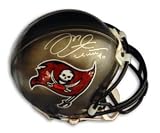 Mike Alstott Signed Tampa Bay Buccaneers Replica Mini Helmet