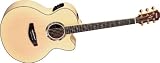 Yamaha CPX Series CPX15NII Jumbo Acoustic Electric Guitar (Blonde White)