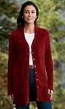 Apparel : Chenille Sweater Coat