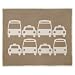 DwellStudio Cars Cashmere Silk Knit Icon Blanket Cars - Chocolate