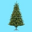 7.5' Pre-Lit Montana Fir Decorative Christmas Tree - Clear Lights