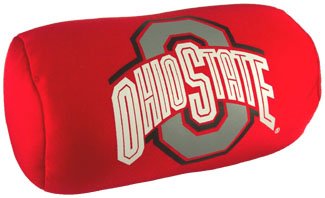 Ohio State Buckeyes Beaded Bolster Pillow