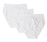 Bali Womens Bali Cottony Seamless Hi Cut - 3 Pack