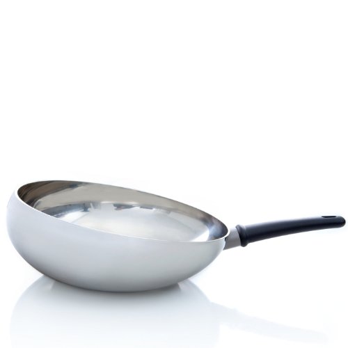 BOOMERANG Wok Pfanne Edelstahl Royal VKB