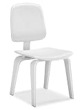Dining Chair (Set of 2) - The Paddle Chair in White - Zuo Modern - 102221-SET