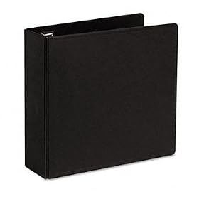 Heavy-Duty EasyOpen Slant D-Ring Binder, 3 Capacity, Black